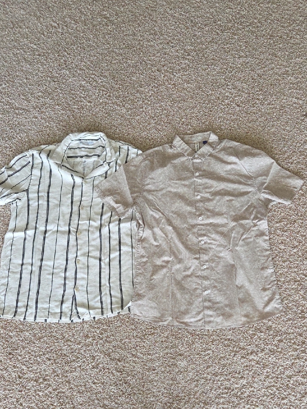 Zara And Artefact Short Sleeve Shirt